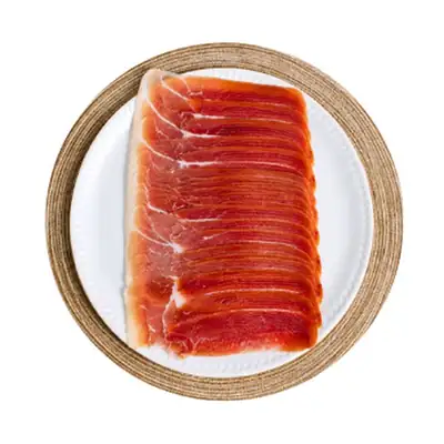 Barqueta de jamón loncheado
