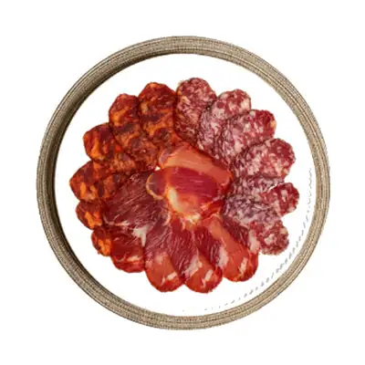 Tabla mixta de embutidos ibéricos